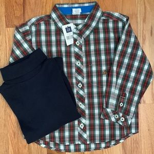 NWT GAP 2 Shirts Sz3